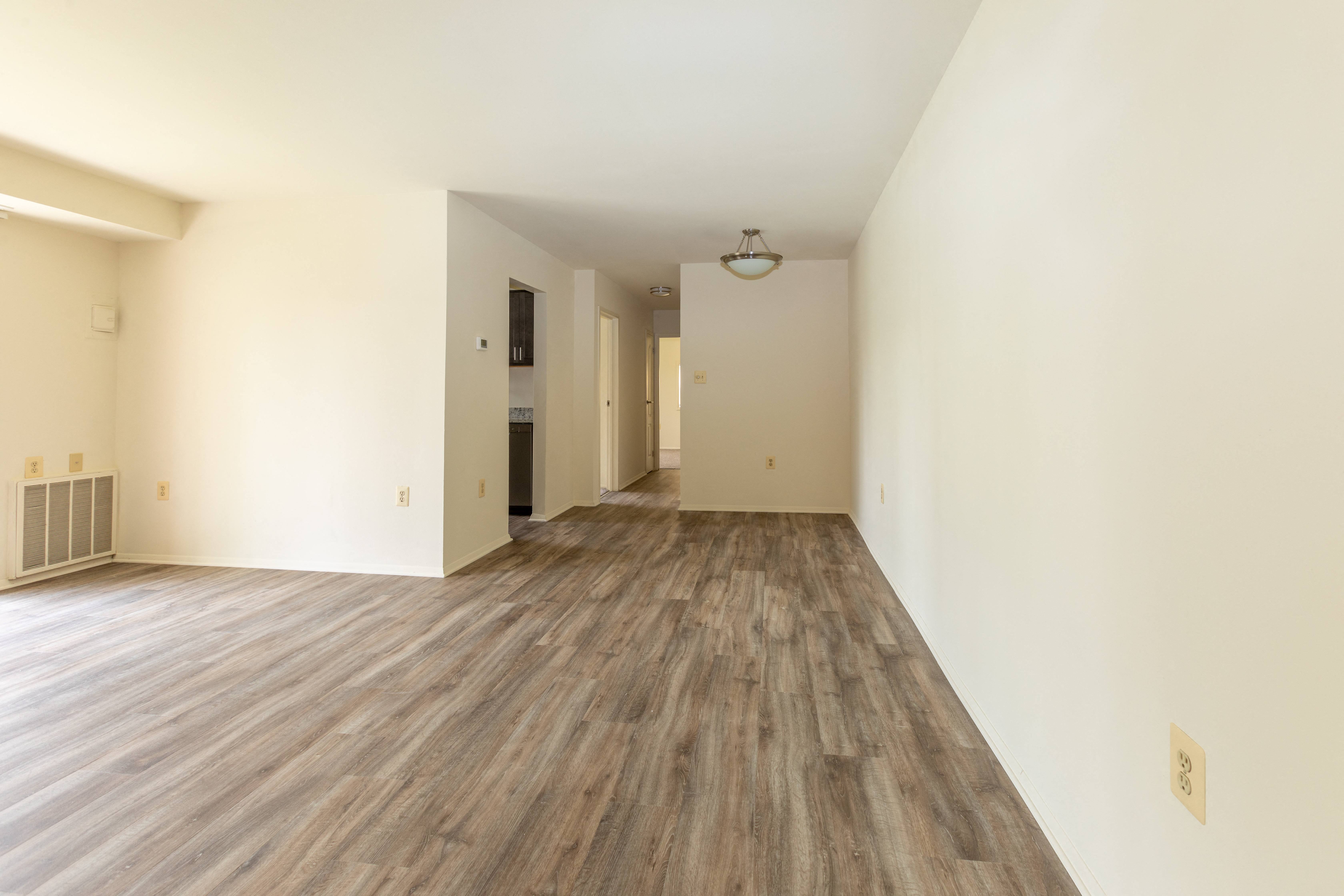 Renovated Living Room and Dining Room at Seminary Roundtop in Lutherville-Timonium